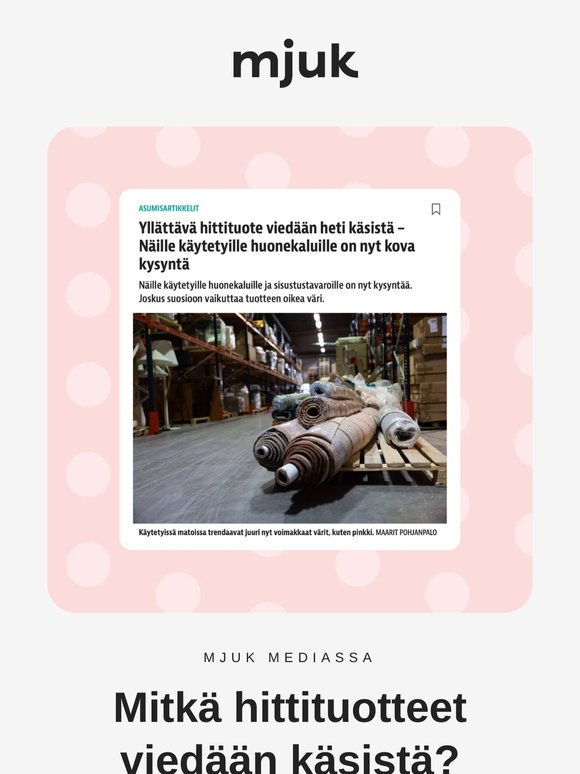 Yllättävä hittituote viedään käsistä – katso Iltalehden haastattelu