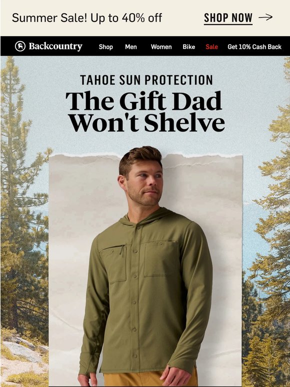 The gift Dad won't shelve ☀️