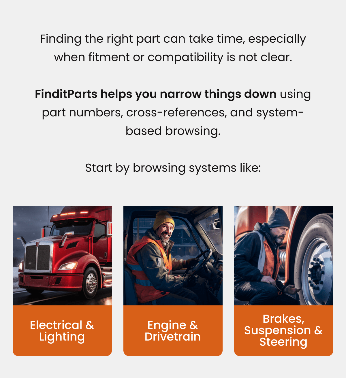 Finding the right part can take time, especially when fitment or compatibility is not clear.