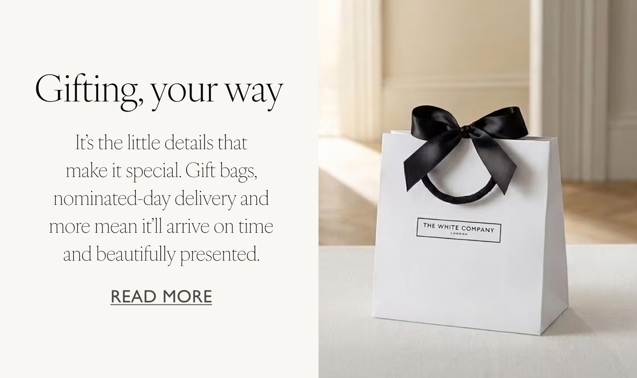 Gifting, your way. Gift bags, nominated-day delivery and more mean it'll arrive on time and beautifully presented. Read more.