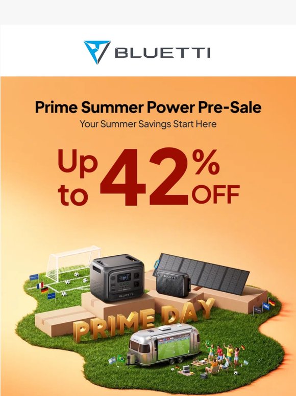 Up to 42% OFF| BLUETTI Prime Summer Starts Early