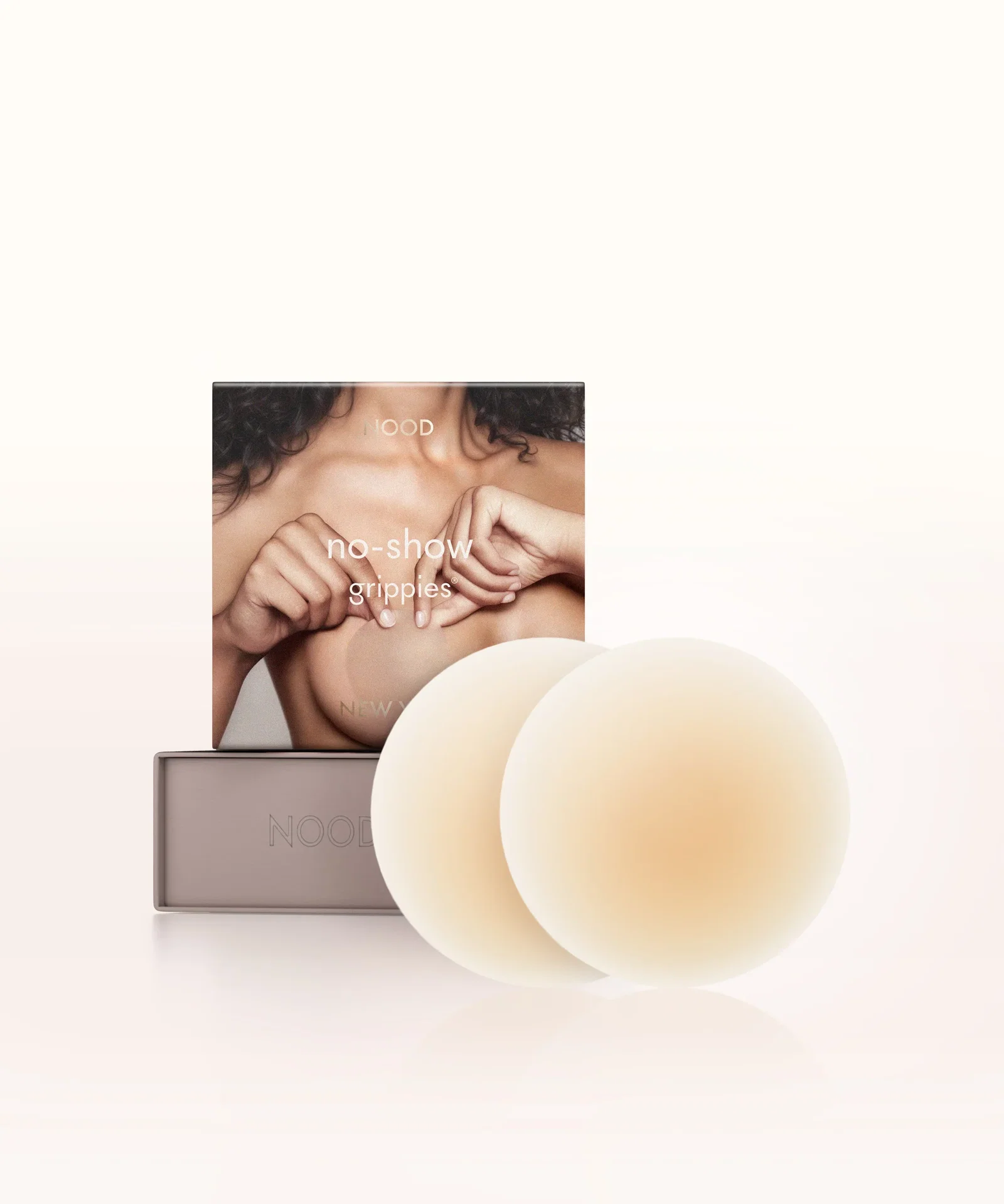 Image of  Non Adhesive No-Show Nipple Covers - Buff
