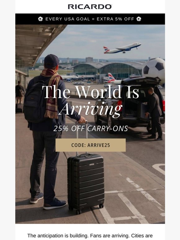 The World is Arriving ⚽ 🌎