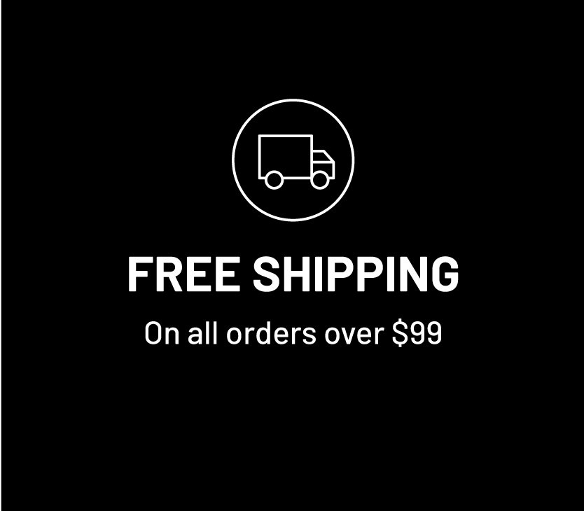 Free Shipping on all US orders over $99