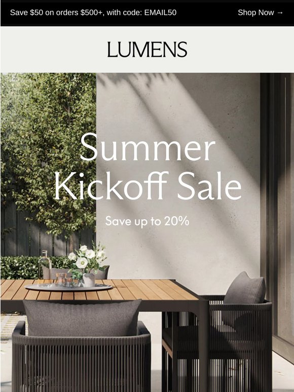 Summer Refresh? On Sale.