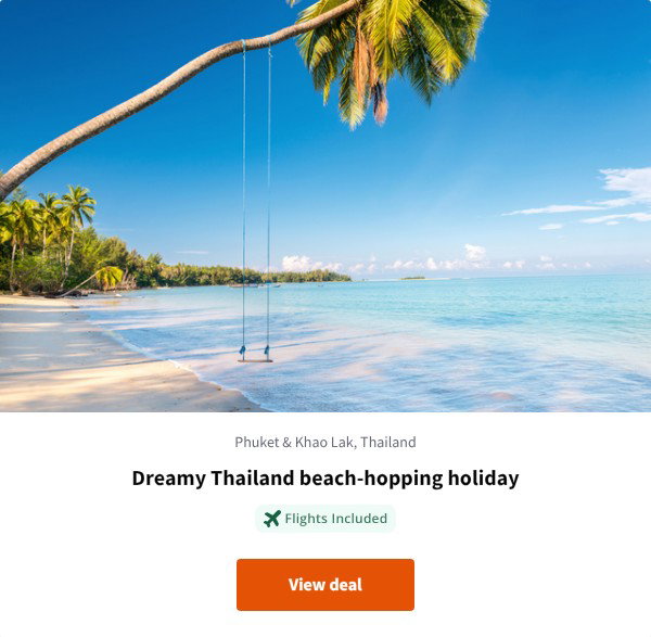 Dreamy Thailand beach-hopping holiday