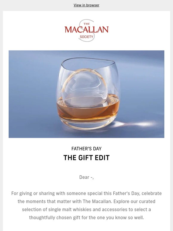 Give the perfect gift of The Macallan