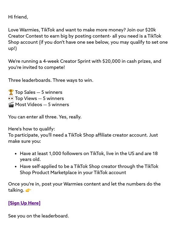 $20K TikTok Contest - Join and You Can Earn Big!