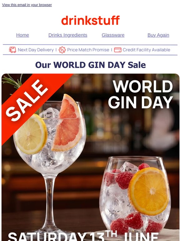 🤑 World Gin Day: Shop our GIN SALE