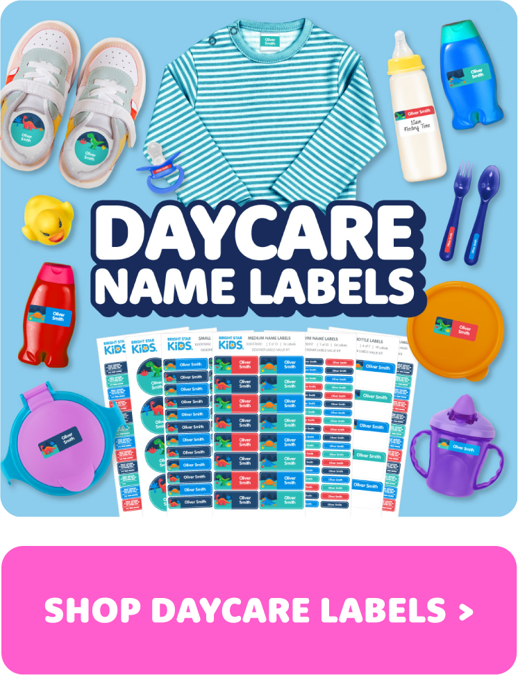 Daycare Name Labels Combo Pack >