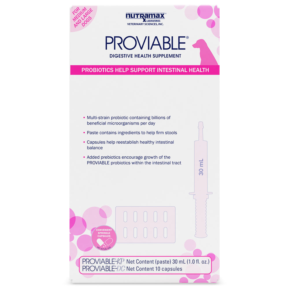 Image of Nutramax Proviable Digestive Health Supplement Kit 