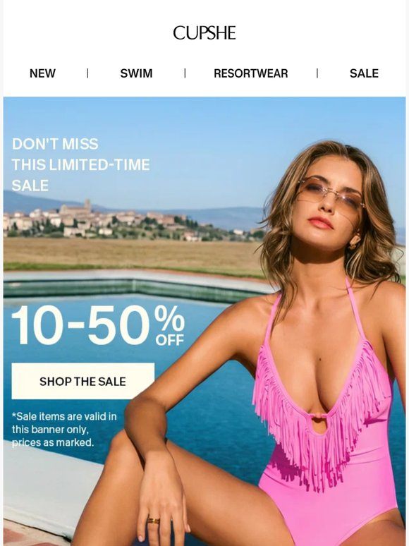 Limited-Time Sale: 10-50% Off
