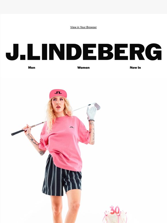 Peg Parnevik meets 30 Years of J.Lindeberg style