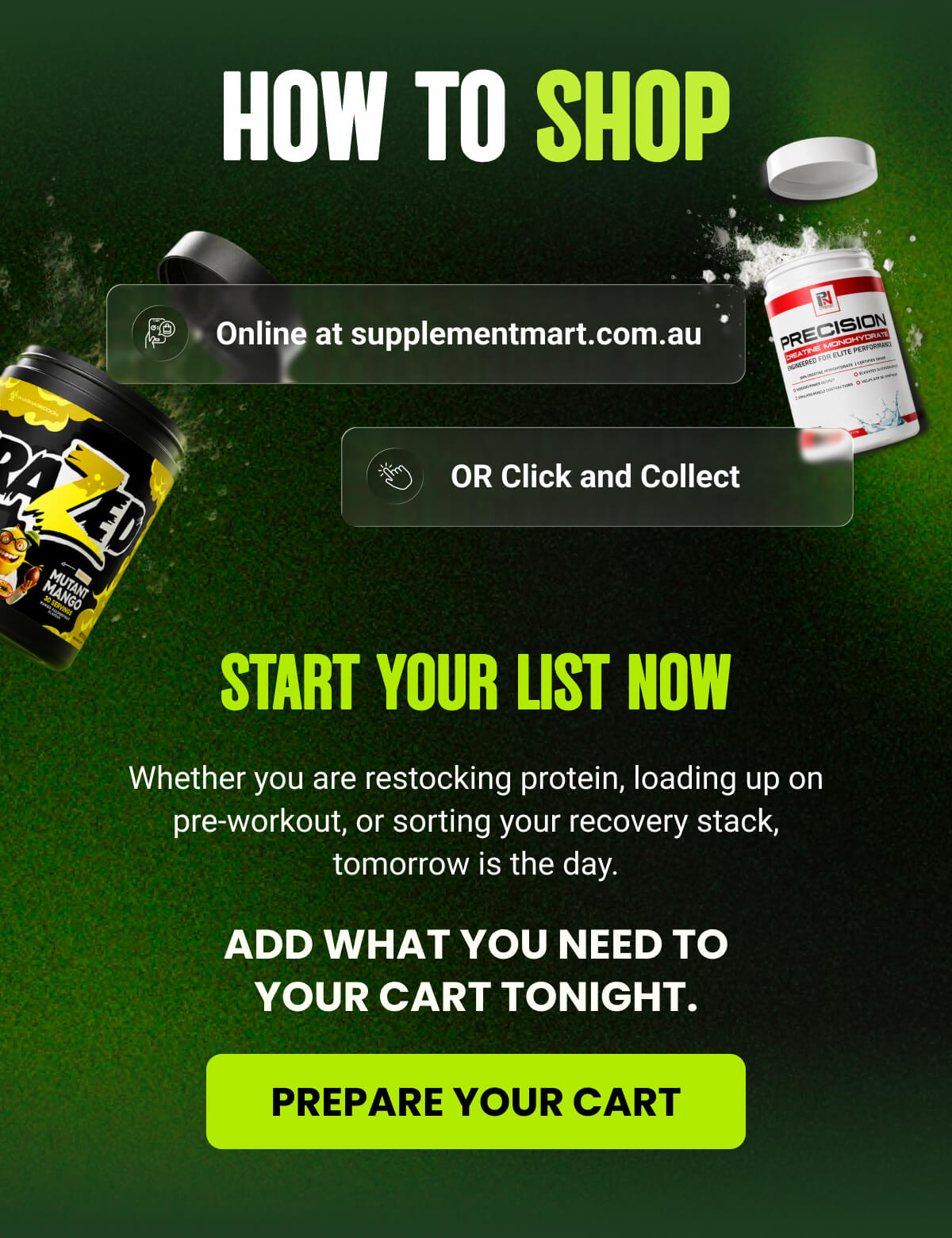 HOW TO SHOP | PREPARE YOUR CART