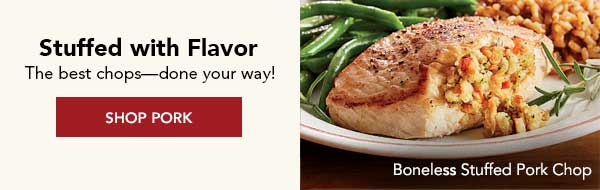 Boneless Stuffed Pork Chops