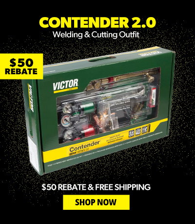 Victor Contender 2.0 Heavy Duty Welding and Cutting Outfit (0384-2131)