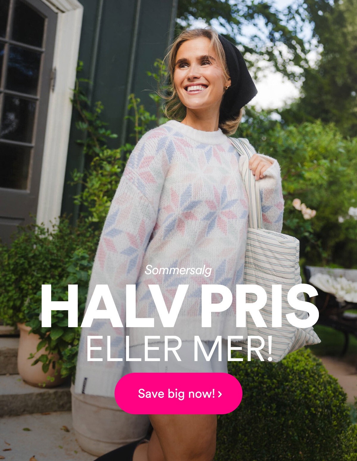 Halv pris eller mer!