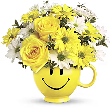 Teleflora's Be Happy® Bouquet with Roses