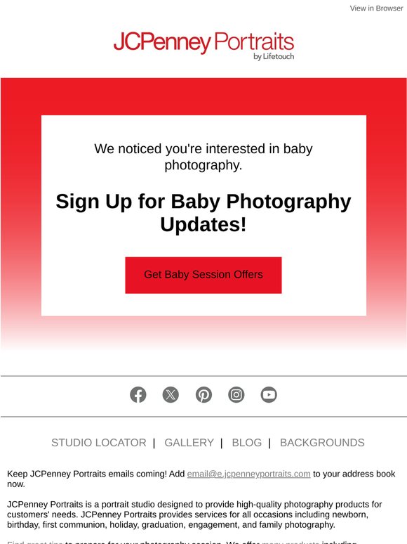 👶 Are you still interested in Baby Photography Events?