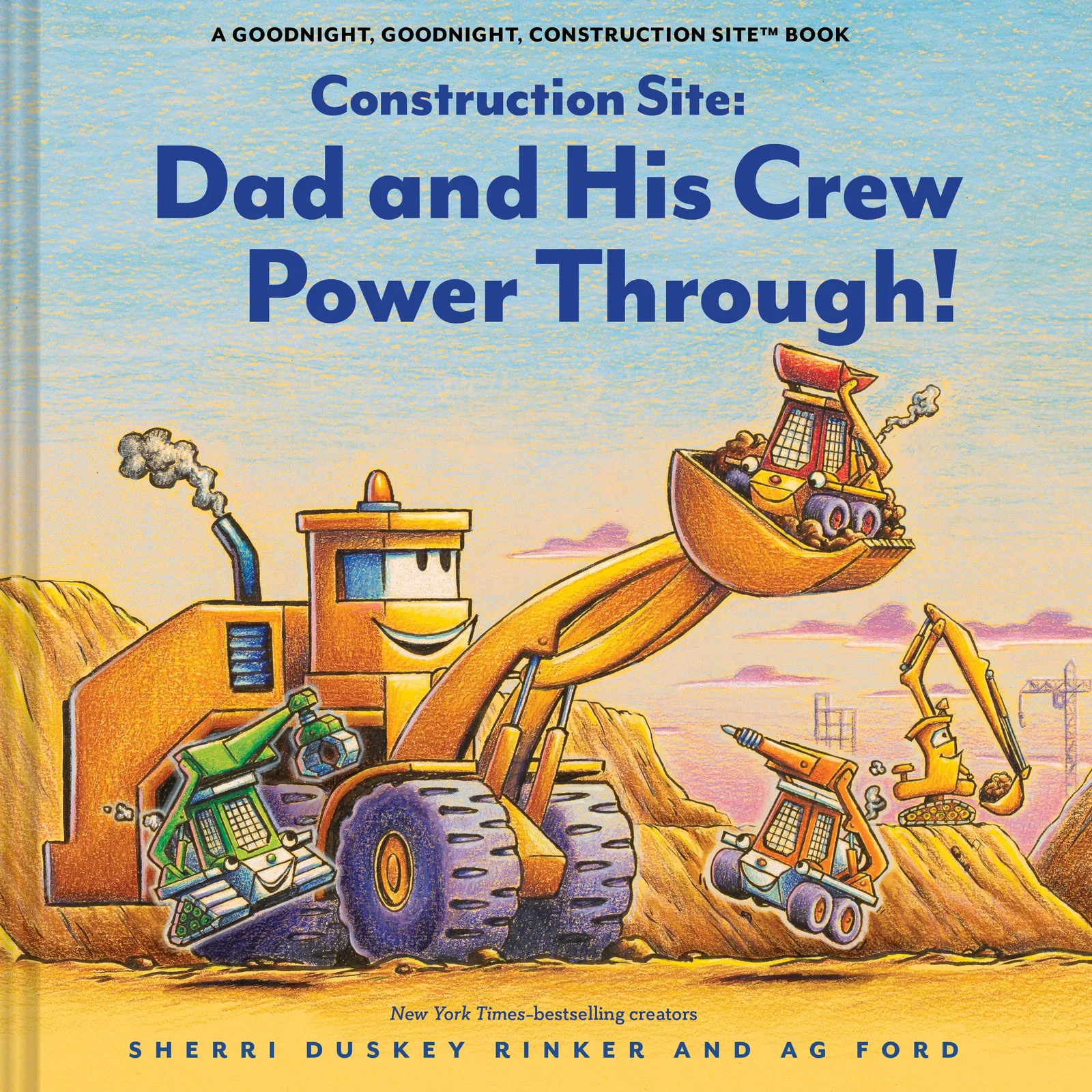 Image of Construction Site: Dad and His Crew Power Through!