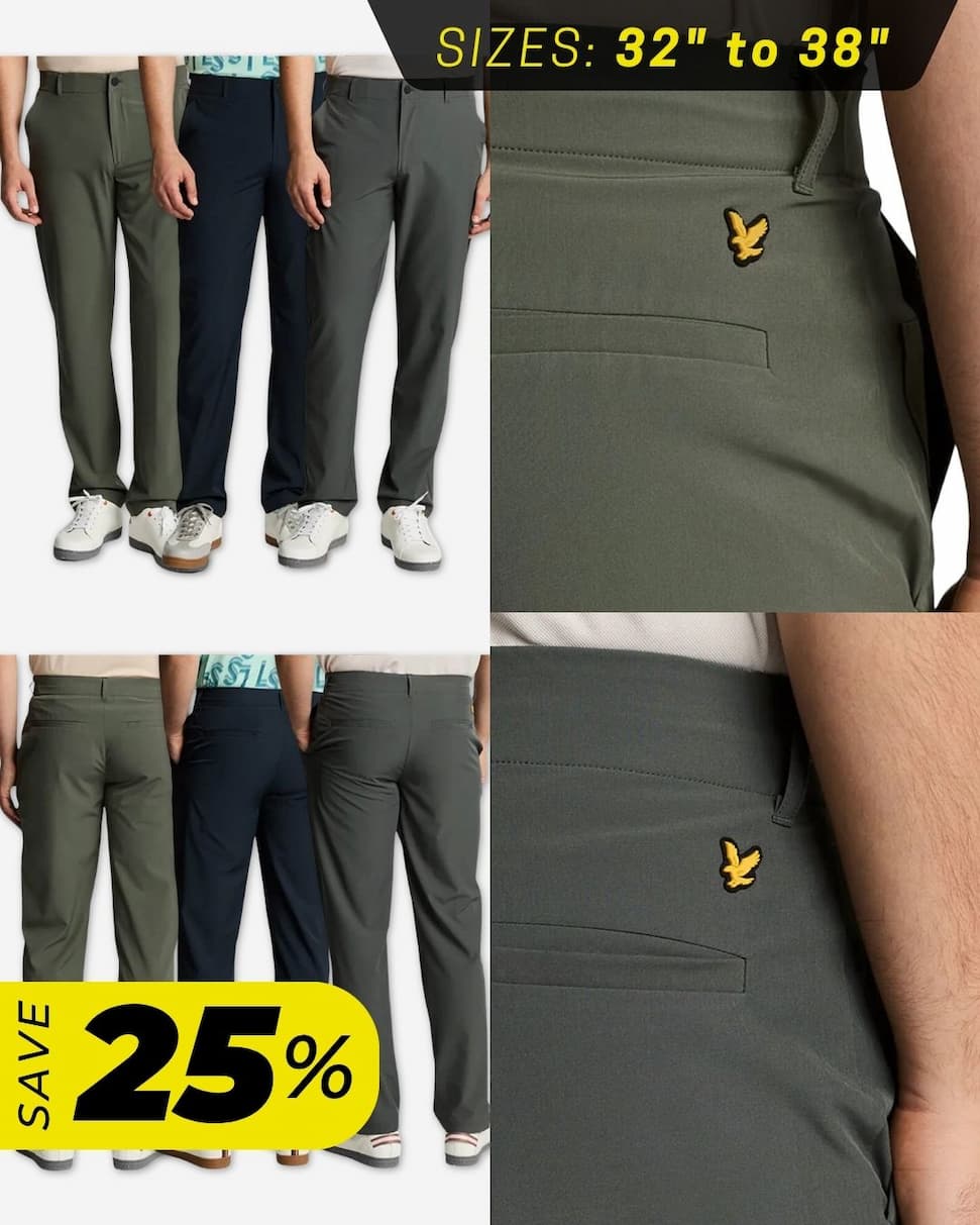 Lyle & Scott Mens 5 Pocket Golf Stylish Elegant Comfortable Trousers