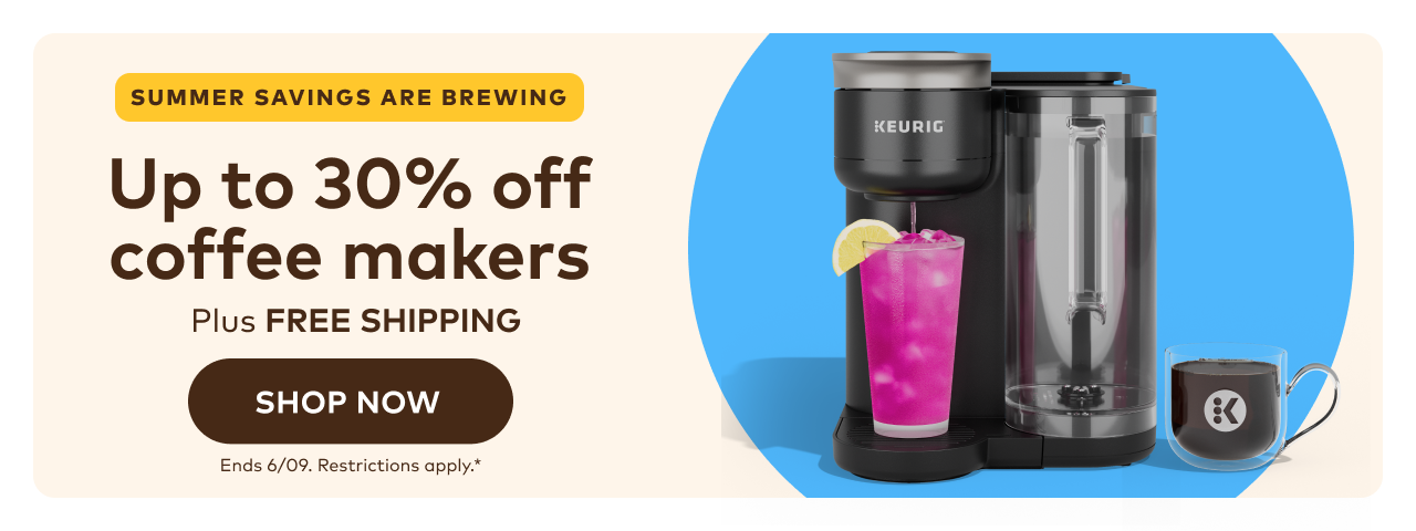 Up to 30% Off Coffee Makers