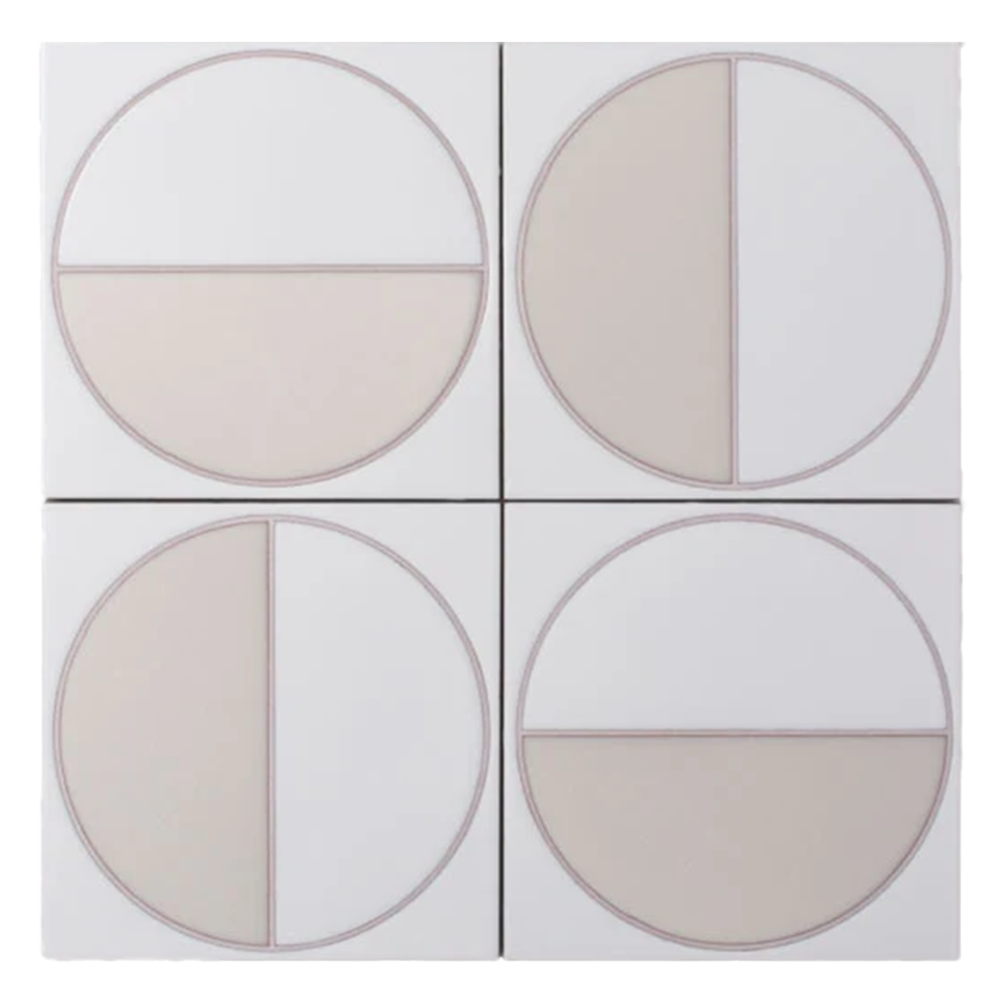Harvest in White Motif Handpainted Tile
