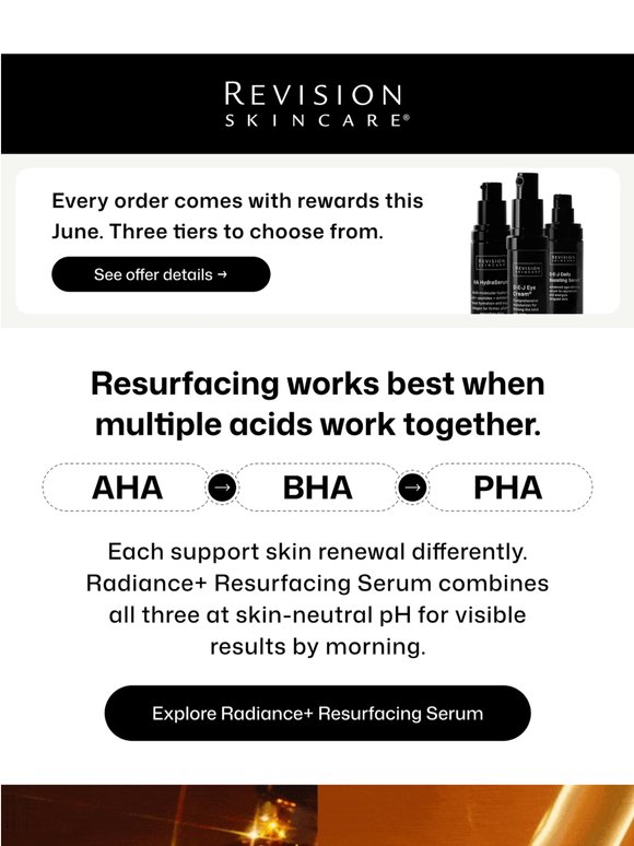 Three Acids. One Smarter Resurfacing Serum.