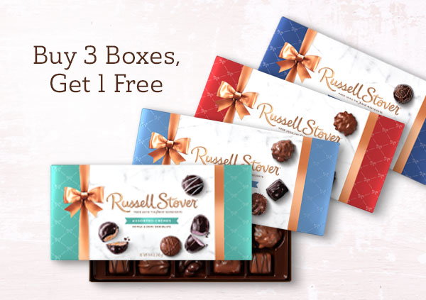 Buy 3, get 1 free assorted bowline chocolate boxes