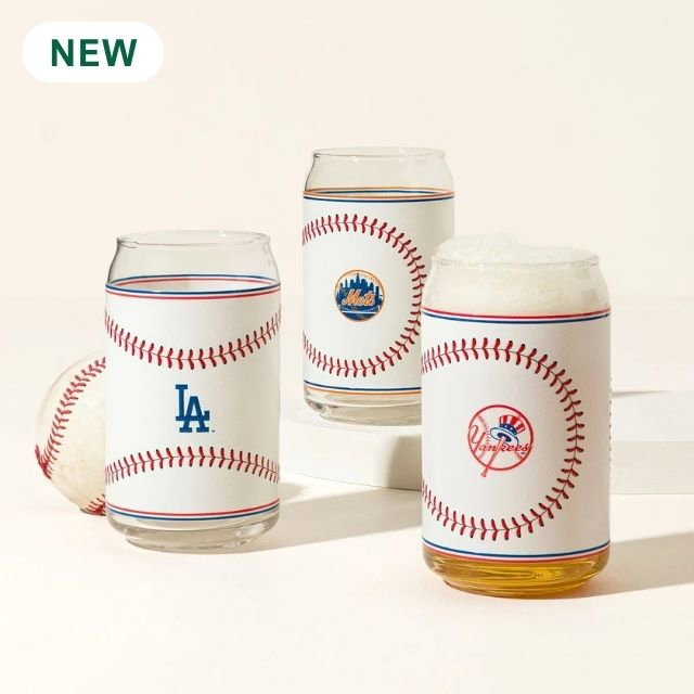 MLB First Pitch Baseball Glass