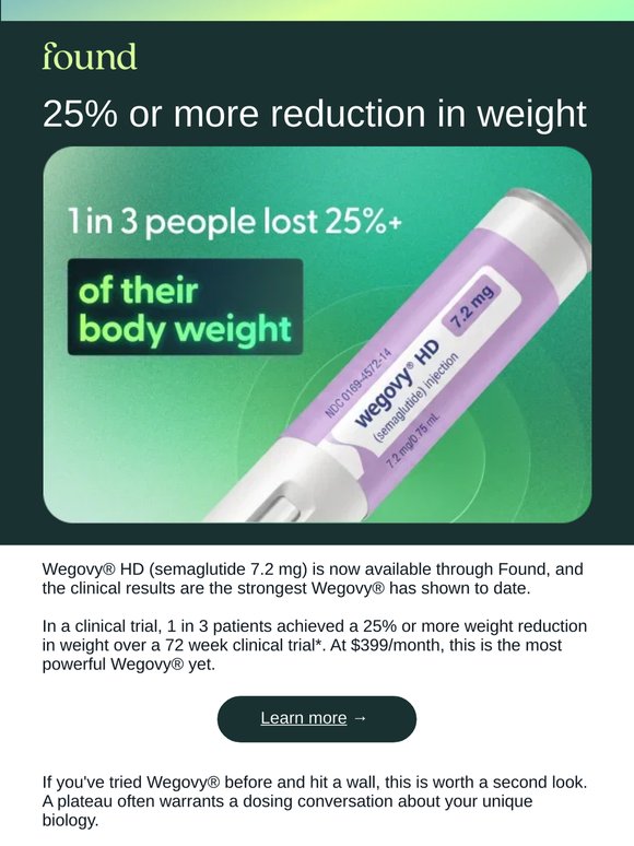 The most powerful Wegovy® yet