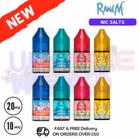 RandM Tornado 7000 Nic Salt 10ML eLiquid - UK Vape World