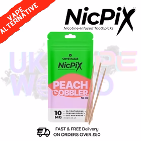 Peach Cobbler Nic Pix Nicotine ToothPicks