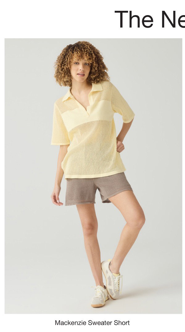 Shop Mackenzie Sweater Short In Fossil