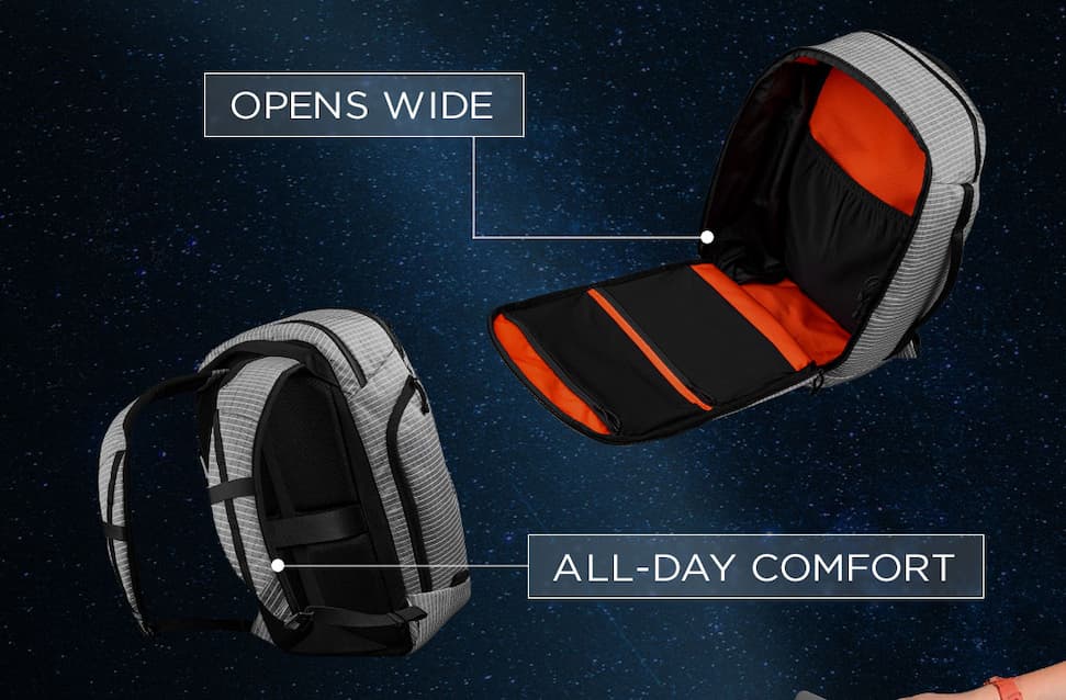 OPEN WIDE. ALL DAY COMFORT.