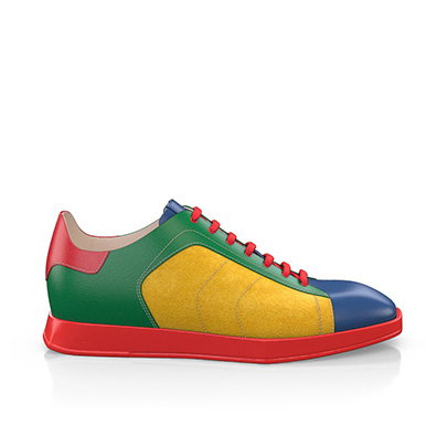 Flache Sneakers mit quadratischer Spitze für Herren