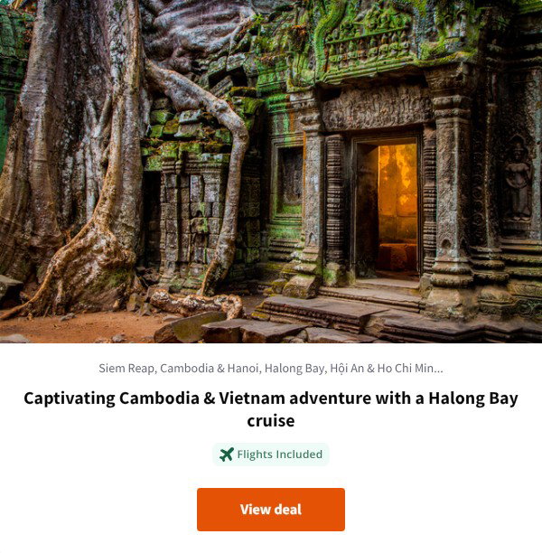 Captivating Cambodia & Vietnam adventure with a Halong Bay cruise