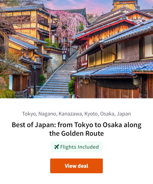 Best of Japan: from Tokyo to Osaka along the Golden Route