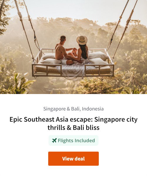 Epic Southeast Asia escape: Singapore city thrills &amp; Bali bliss