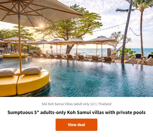 Sumptuous 5* adults-only Koh Samui villas with private pools