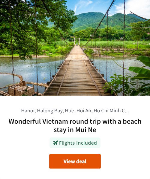 Wonderful Vietnam round trip with a beach stay in Mui Ne