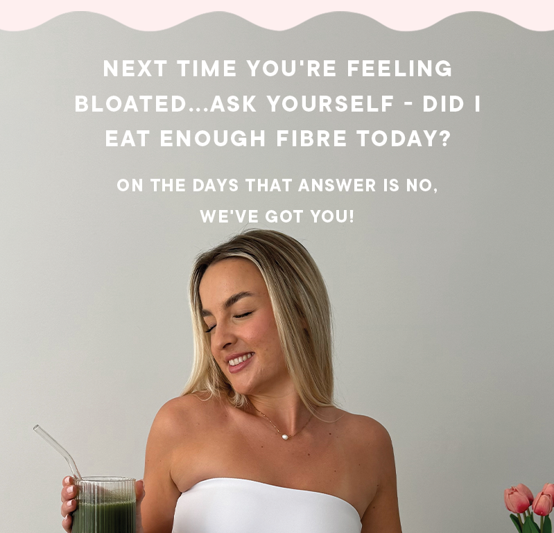 Next time you're feeling bloated... Ask yourself - did I eat enough fibre today? 