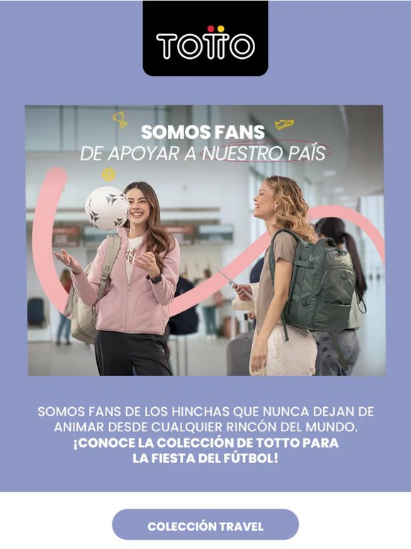⚽ El fútbol se vive mejor con Totto 🌍