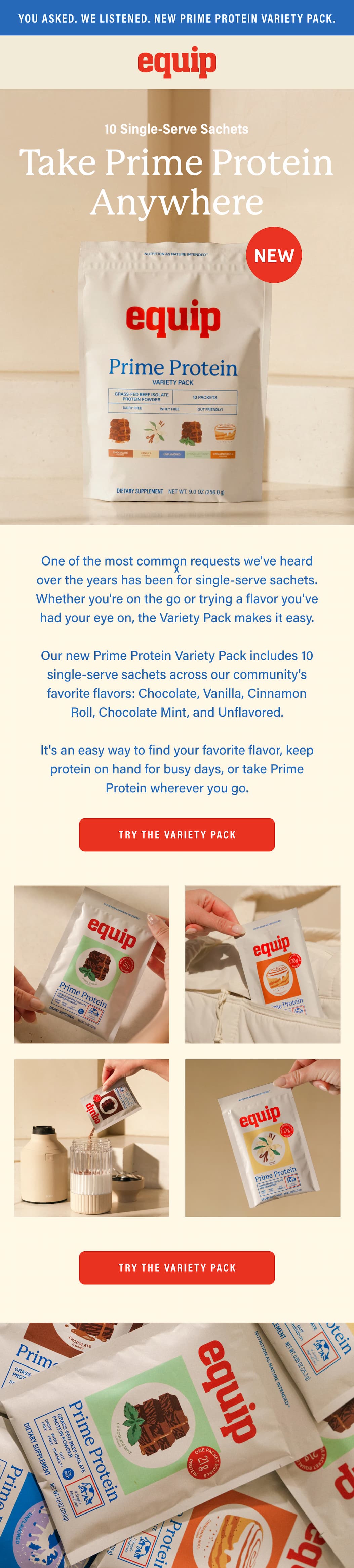 The variety pack has arrived