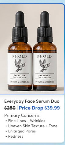 Khold | Everyday Face Serum Duo - $39.99