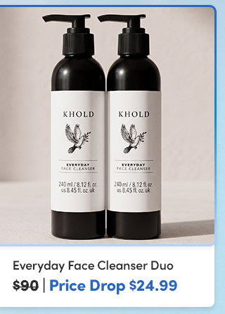 Khold | Everyday Face Cleanser Duo - $24.99