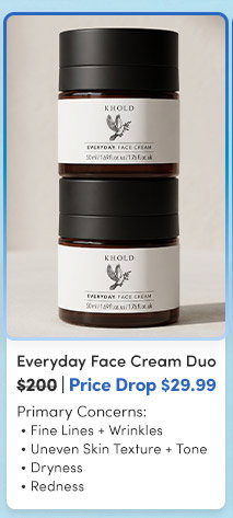 Khold | Everyday Face Cream Duo - $29.99