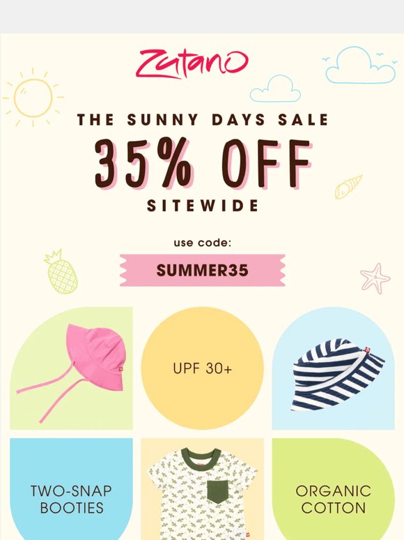 35% off sitewide: Stock up, size up, + gift 🛟