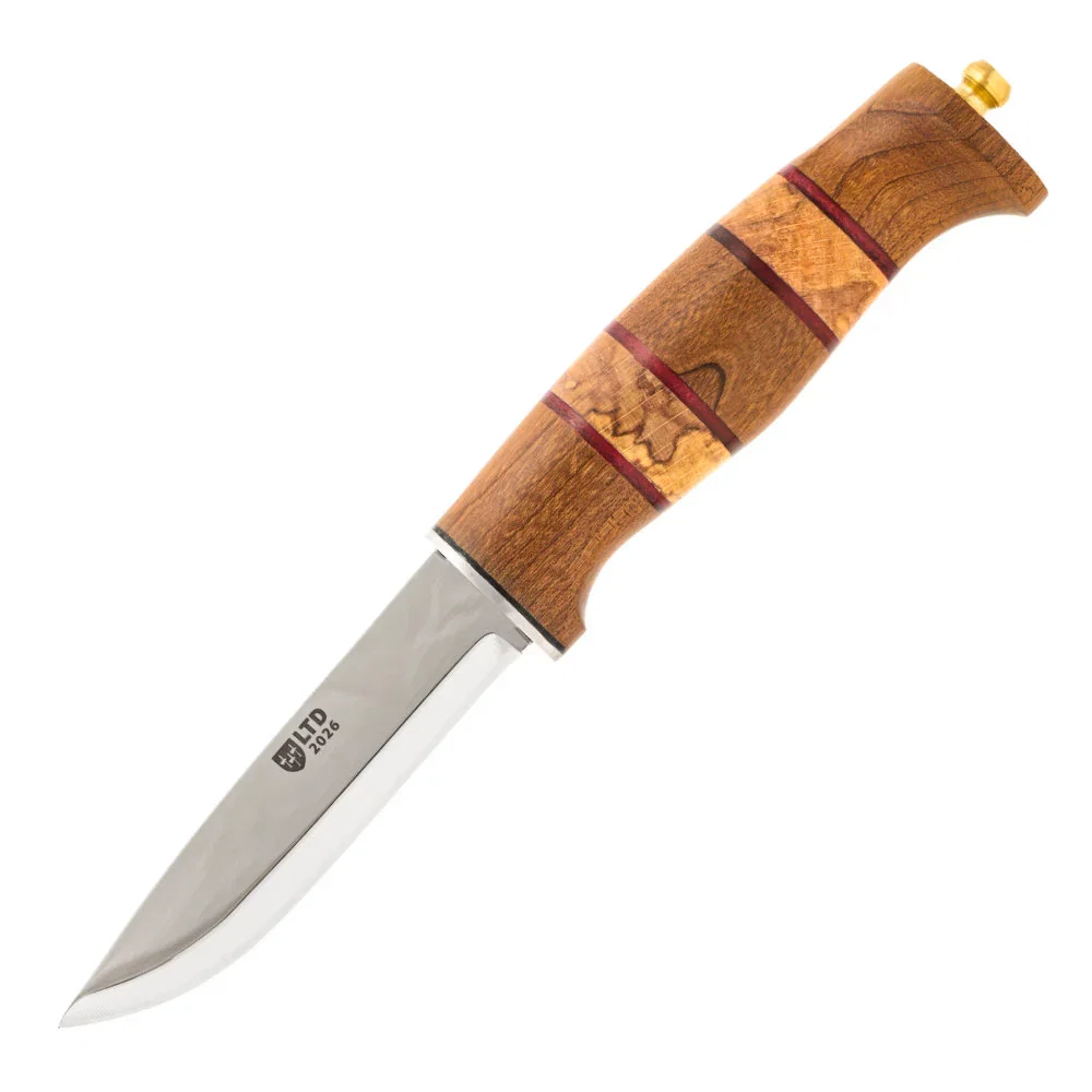 Image of Helle Harding Rubin 2026 Limited Edition Outdoor Knife with Leather Sheath