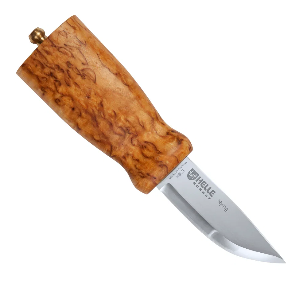 Image of Helle Nying Outdoor Knife with Leather Sheath